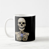 Gamer Controller Halloween Skeleton Kaffeetasse (Links)