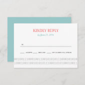 Gamer Controller Liebe Wedding RSVP 3 - Rot & Grau (Vorne/Hinten)