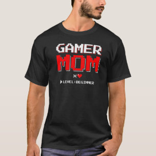 Gamer Couple Junge Mutter Gamer Mama First Baby An T-Shirt