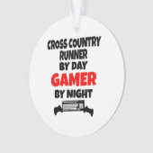 Gamer Cross Country Runner Ornament (Vorderseite)