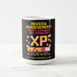 Gamer Dad Achievement XP Bar Lustiger Vatertag  Kaffeetasse