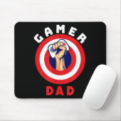 Gamer Dad Funny Gaming Quotes Cool Fathers Gift  Mousepad (Mit Mouse)