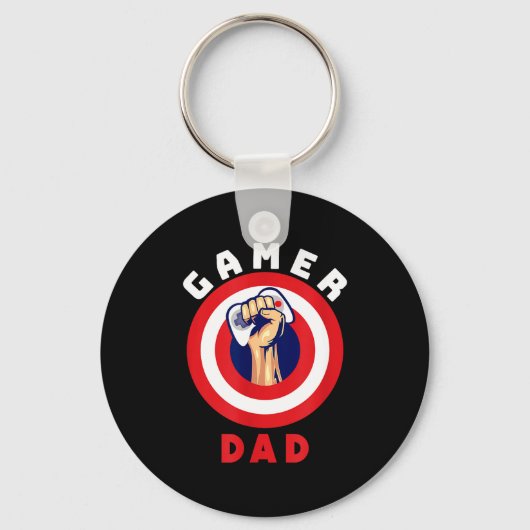 Gamer Dad Funny Gaming Quotes Cool Fathers Gift Schlüsselanhänger (Vorderseite)