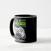 Gamer Dad Like A Normal Dad Video Game Father's Tasse (Vorderseite Links)