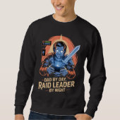 Gamer dad tshirt Dad by Day Raid Leader by Night (Vorderseite)