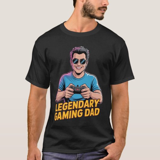 Gamer dad tshirt Legendary Gamer Dad (Vorderseite)