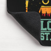 Gamer Daddy Vater Level Unlocks Est 2026 Bald Mousepad (Ecke)