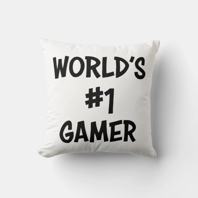 GAMER DAS #1 DER WELT KISSEN (Vorderseite)