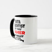 Gamer Data Scientist Tasse (Vorderseite Links)