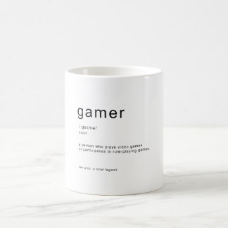 Gamer-Definition Kaffeetasse