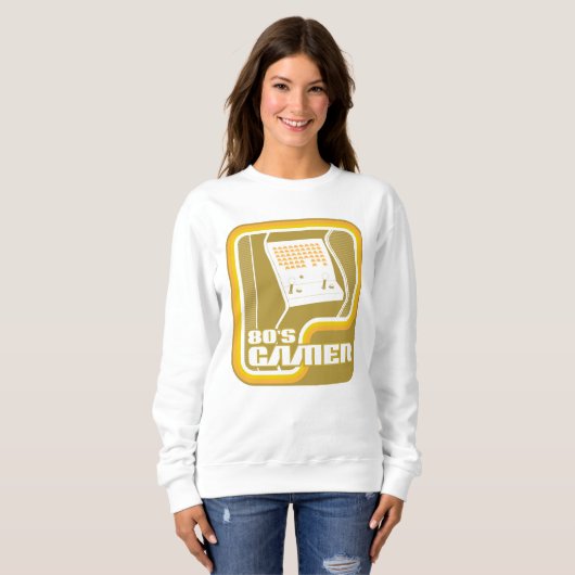 Gamer der 80er sweatshirt (Vorne ganz)