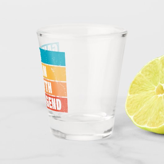 Gamer. Der Mann. Der Mythos. Die Legende. Schnapsglas (Rechts)