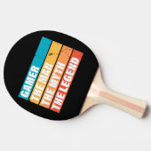 Gamer. Der Mann. Der Mythos. Die Legende. Tischtennis Schläger (Seitenansicht)