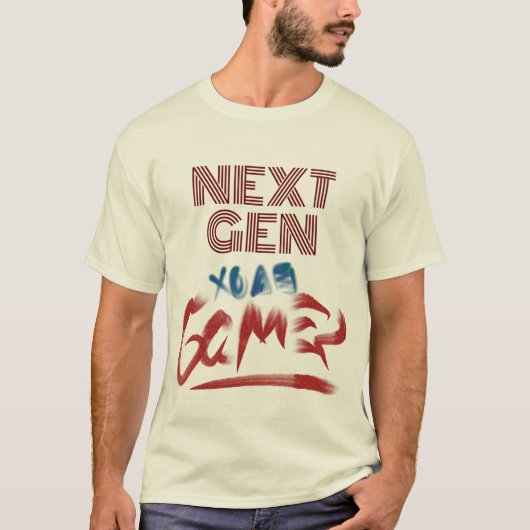 Gamer der nächsten Generation T-Shirt (Vorderseite)