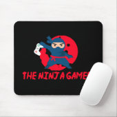 Gamer - der Ninja Gamer - Geschenk-Idee Mousepad (Mit Mouse)