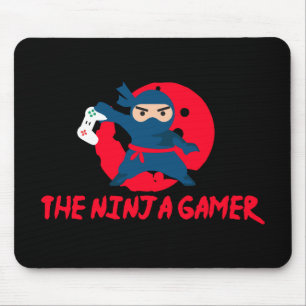Gamer - der Ninja Gamer - Geschenk-Idee Mousepad
