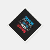 Gamer, die sie wiederpaarten serviette (Ecke)