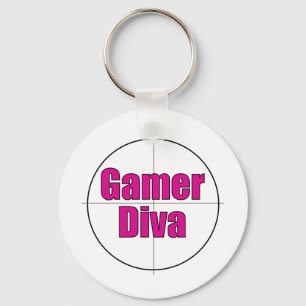 Gamer Diva Schlüsselanhänger