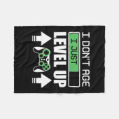 Gamer Do Not Age I Just Level Up Fleecedecke (Vorderseite (Horizontal))