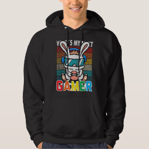 Gamer Easter Bunny Niedlich Video Game Gaming Boys Hoodie