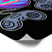 Gamer Easter Egg Gaming Video Game Lover - Geschen Poster (Ecke)