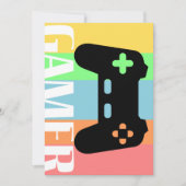 Gamer Einladung (Vorderseite)