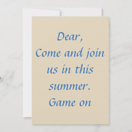 Gamer Einladung (Rückseite)