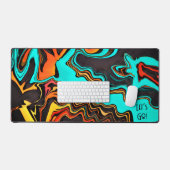Gamer Einzigartiges Abstraktes Zitat Schreibtischunterlage (Tastatur & Maus)