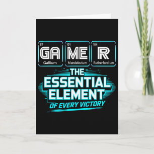 Gamer-Element Periodensystem Chemie Wissenschaft P Karte