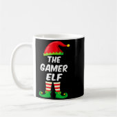 Gamer Elf Family Matching Funny Christmas Costume Kaffeetasse (Links)
