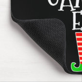 Gamer Elf Family Matching Group Christmas Video Ga Mousepad (Ecke)