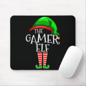 Gamer Elf Family Matching Group Christmas Video Ga Mousepad (Mit Mouse)