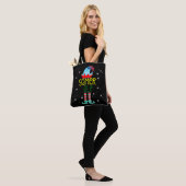 Gamer Elf Funny Frohe Weihnachtsfamilie Matchin Tasche (Am Model)