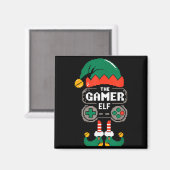 Gamer Elf Matching Family Group Christmas Party Py Magnet (Vorderseite/Rückseite)