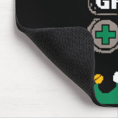 Gamer Elf Matching Family Group Christmas Party Py Mousepad (Ecke)