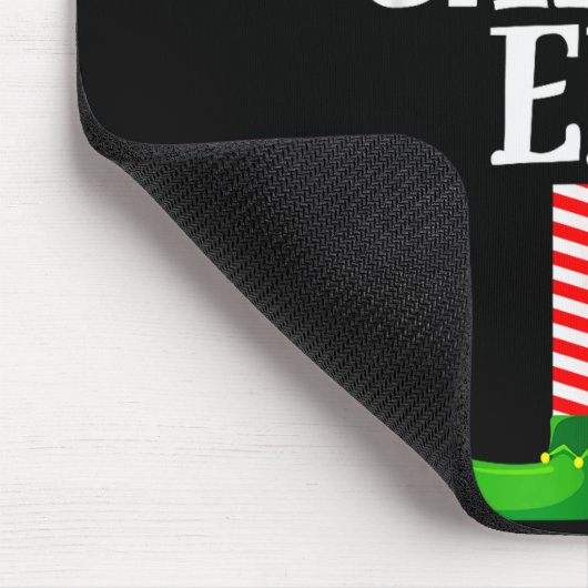 Gamer Elf Matching Family Group Christmas Party Py Mousepad (Ecke)