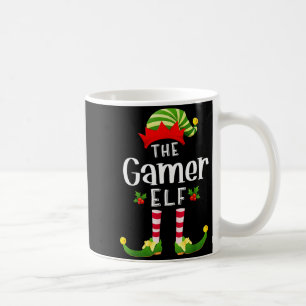 Gamer-Elf-Passende-Computerspiel-Weihnachts-Pyjama Kaffeetasse