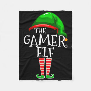 Gamer-Elfen-Familien-Matching-Group-Weihnachtsgesc Fleecedecke