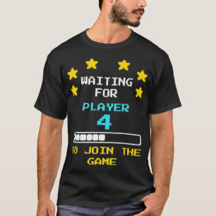 Gamer Epectant Mama Vater Player 4 Loading Baby An T-Shirt