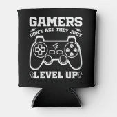 Gamer erleben nicht das Alter, sondern nur den Geb Dosenkühler (Vorderseite)