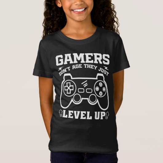 Gamer erleben nicht das Alter, sondern nur den Geb T-Shirt (Vorderseite)