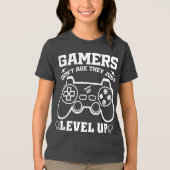Gamer erleben nicht das Alter, sondern nur den Geb Tri-Blend Shirt (Vorderseite)