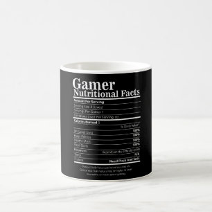 Gamer-Ernährungslage Kaffeetasse