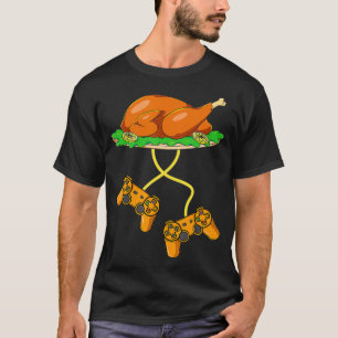 Gamer Erntedank Türkei Videospiele Kinder Jungs T-Shirt
