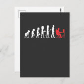 Gamer Evolution Funny Gaming Nerd PC Admin Gamer Postkarte (Vorne/Hinten)