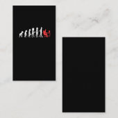 Gamer Evolution Funny Gaming Nerd PC Admin Gamer Visitenkarte (Vorne/Hinten)