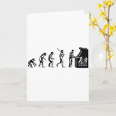 Gamer Evolution - Game Video Games Arcade Geek Karte (Gelbe Blume)