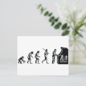 Gamer Evolution - Game Video Games Arcade Geek Postkarte (Stehend Vorderseite)
