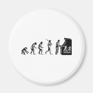 Gamer-Evolution - Spiel-VideospieleArcadeGeek Magnet