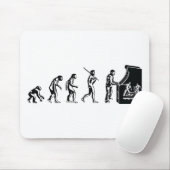 Gamer-Evolution - Spiel-VideospieleArcadeGeek Mousepad (Mit Mouse)